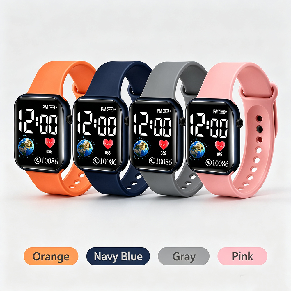 Square LED Digital Watches for - Smartwatch Watches For Girls review and price